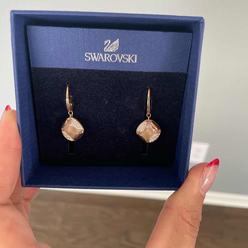 Swarovski earrings , brand new.